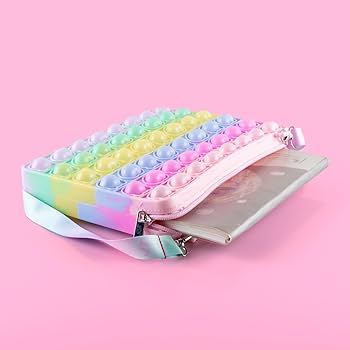 Amazon | 肩掛けバッグ プッシュポップ バブル バッグ スクイーズ玩具